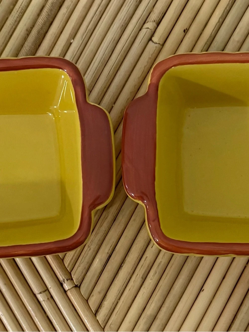 Set of 2 - Temptations by Tara Old World Yellow RÚSTICO Mini Loaf Pans .5 qt